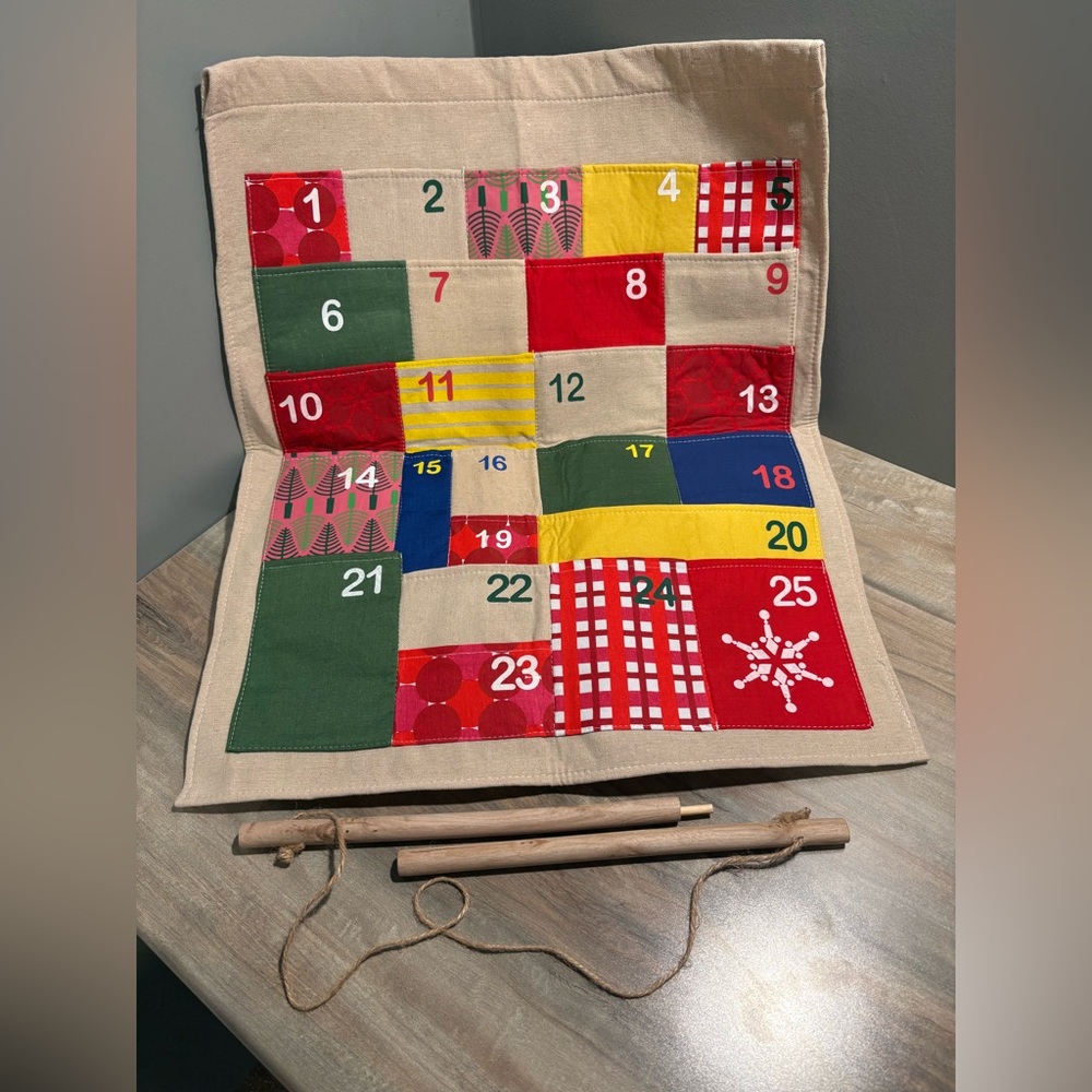 Colorful Fabric Advent Calendar